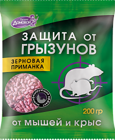 ДОМОВОЙ ПРОШКА Зерновая приманка, пакет 200г