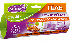 ДОМОВОЙ ПРОШКА Гель от тараканов, шприц-дозатор 30г.