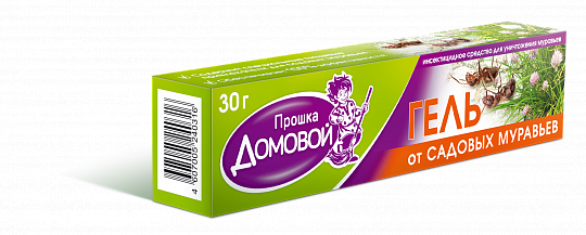 ДОМОВОЙ ПРОШКА Гель от садовых муравьев, шприц-дозатор 30г.