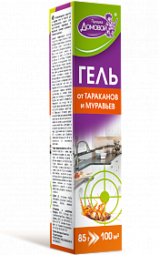 ДОМОВОЙ ПРОШКА Гель от тараканов и муравьёв, флакон 85г. 