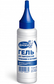 ДОМОВОЙ ПРОШКА Гель от тараканов ПРОФИ, флакон 120г 
