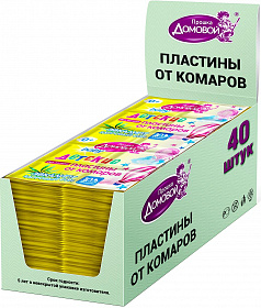 ДОМОВОЙ ПРОШКА Пластины от комаров детские BABY  (в шоу-боксе)