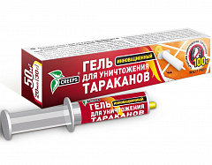 CREEPS Гель от тараканов, шприц-дозатор 30г.  Рекомендуется для помещений площадью до 40-50кв.м.
