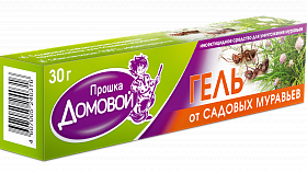 ДОМОВОЙ ПРОШКА Гель от садовых муравьев, шприц-дозатор 30г.
