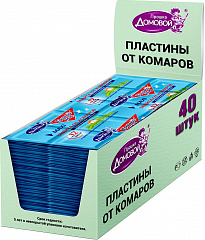 ДОМОВОЙ ПРОШКА Пластины от комаров Тройной удар (в шоу-боксе)